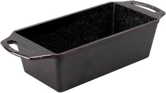 Cast Iron Loaf Pan 8.5X4.5 Inch, Black