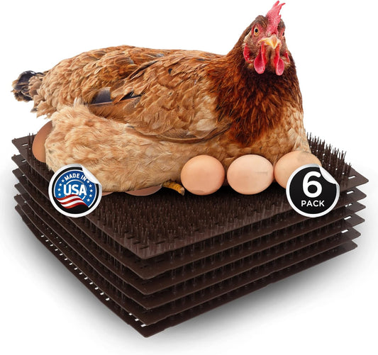 Chicken Nesting Pads, 6 Washable Nesting Box Pads