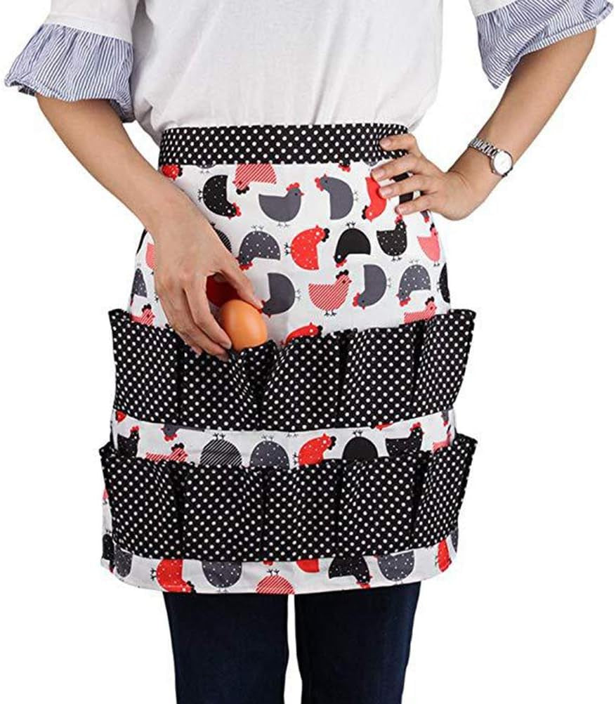 Chicken Egg Farm Eggs Gathering Collecting Apron Pocket 