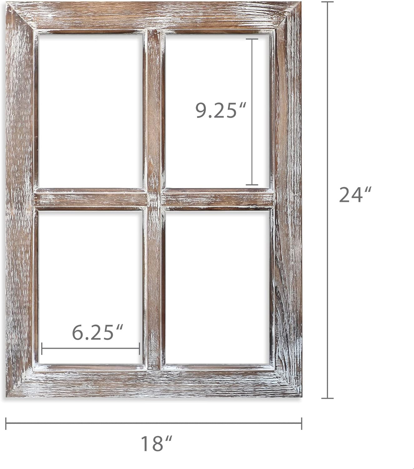 18X24 Rustic Window Frame Wall Decor