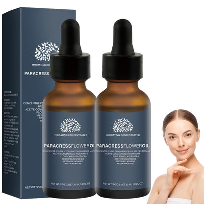 2PCS Paracress Facial Oil Reduce Smooth Fine Lines and Wrinkles,For All Skin Types