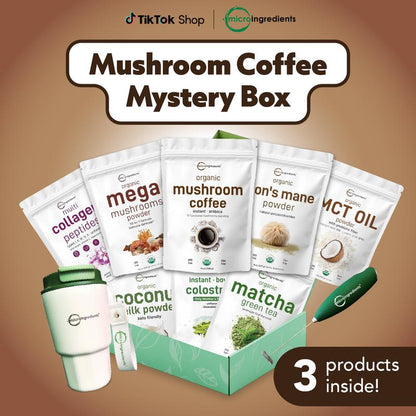 Micro Ingredients Mushroom & Coffee Mystery Box Powder Beverage