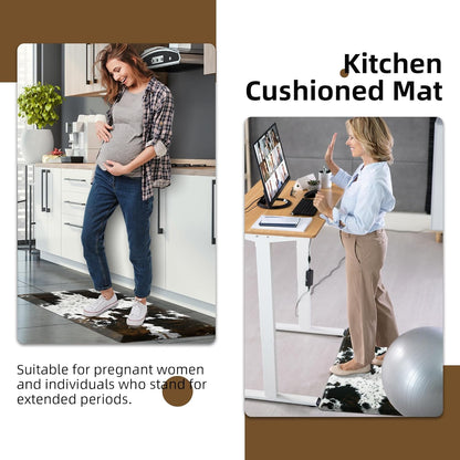 Cowhide Kitchen Mat Cushioned 