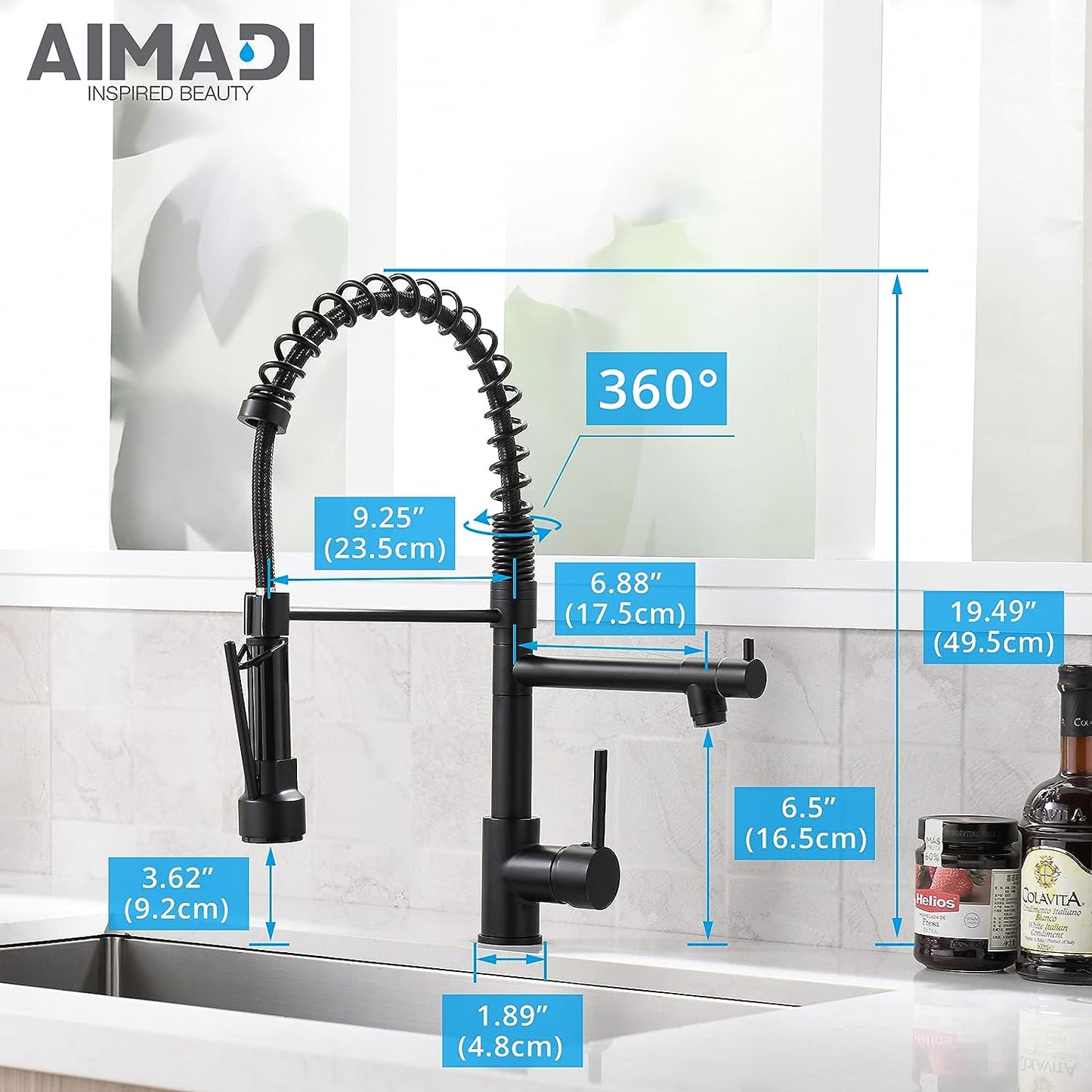 Kitchen Faucet,Kitchen Faucets with Pull down Sprayer  