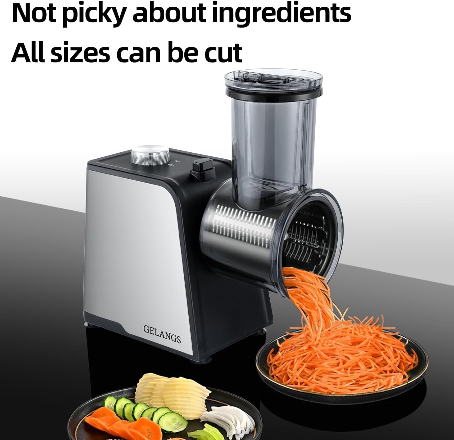 5 in 1 Electric Vegetable Slicer Electric Grater for Vegetables, Cheeses and Nutsfor Home Kitchen