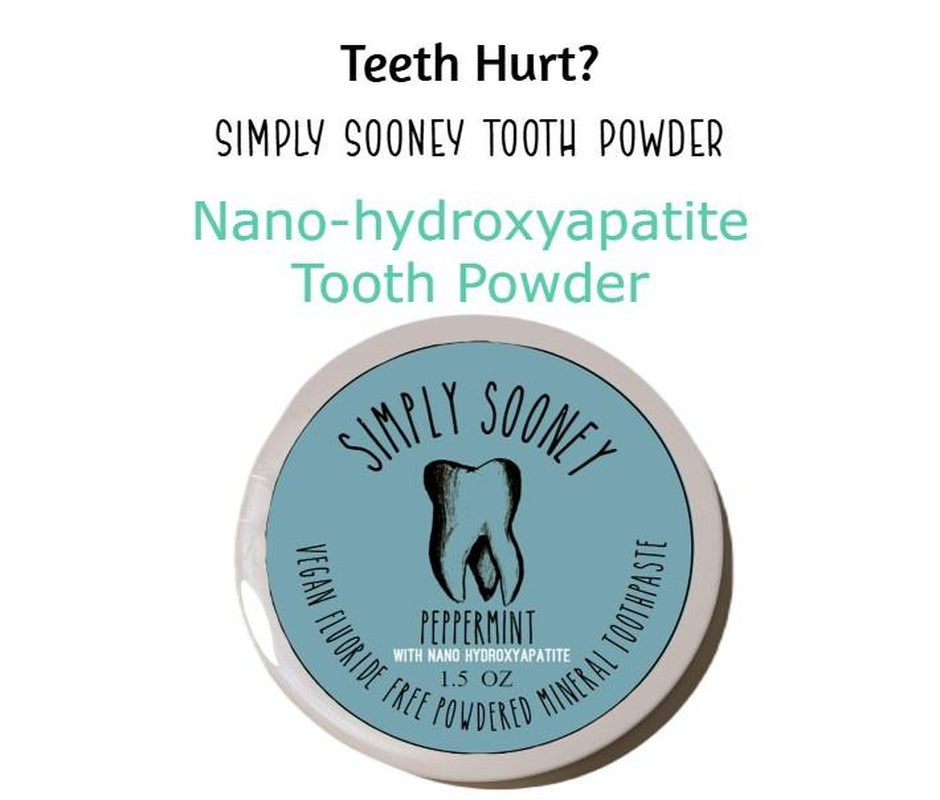 Vegan Mineral Tooth Powder I Organic Ingredients I Fluoride Free I 1.5Oz Brush Oral