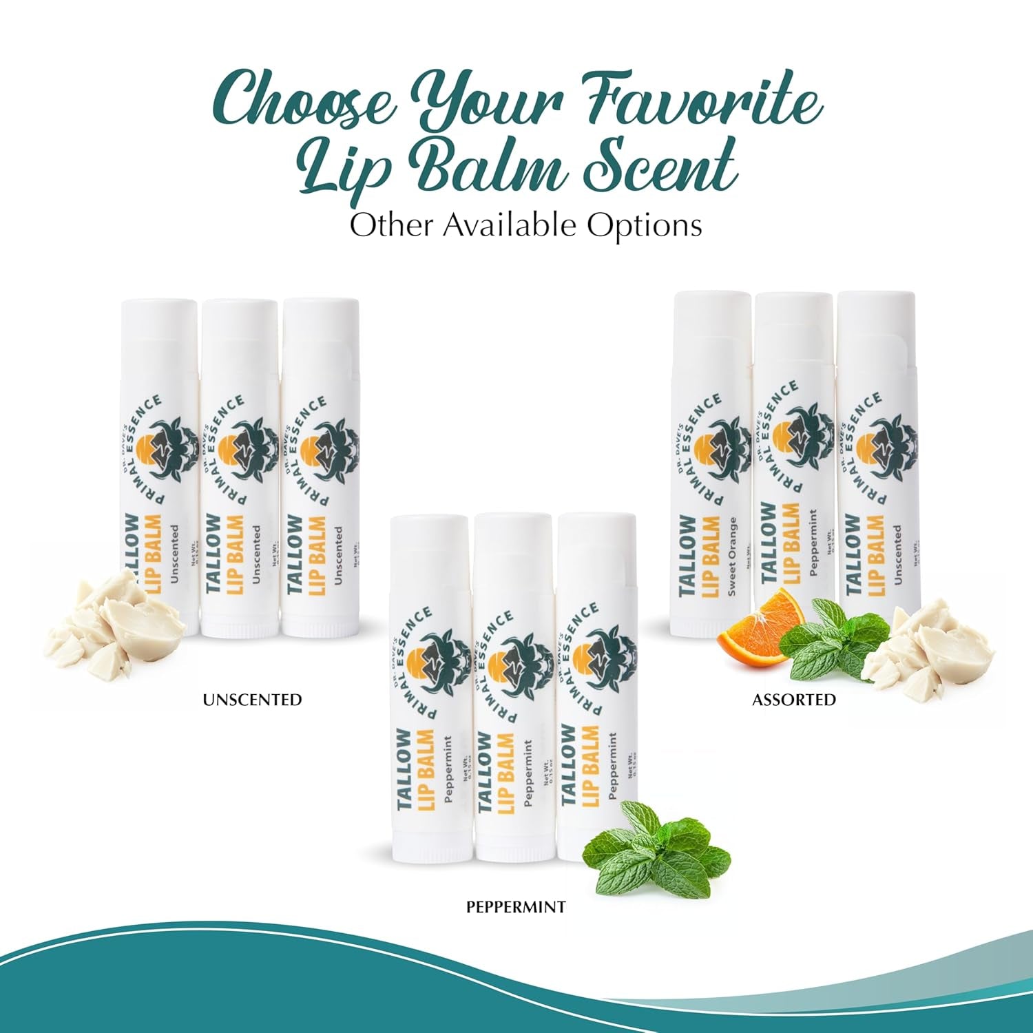 Moisturizing Tallow Lip Balm