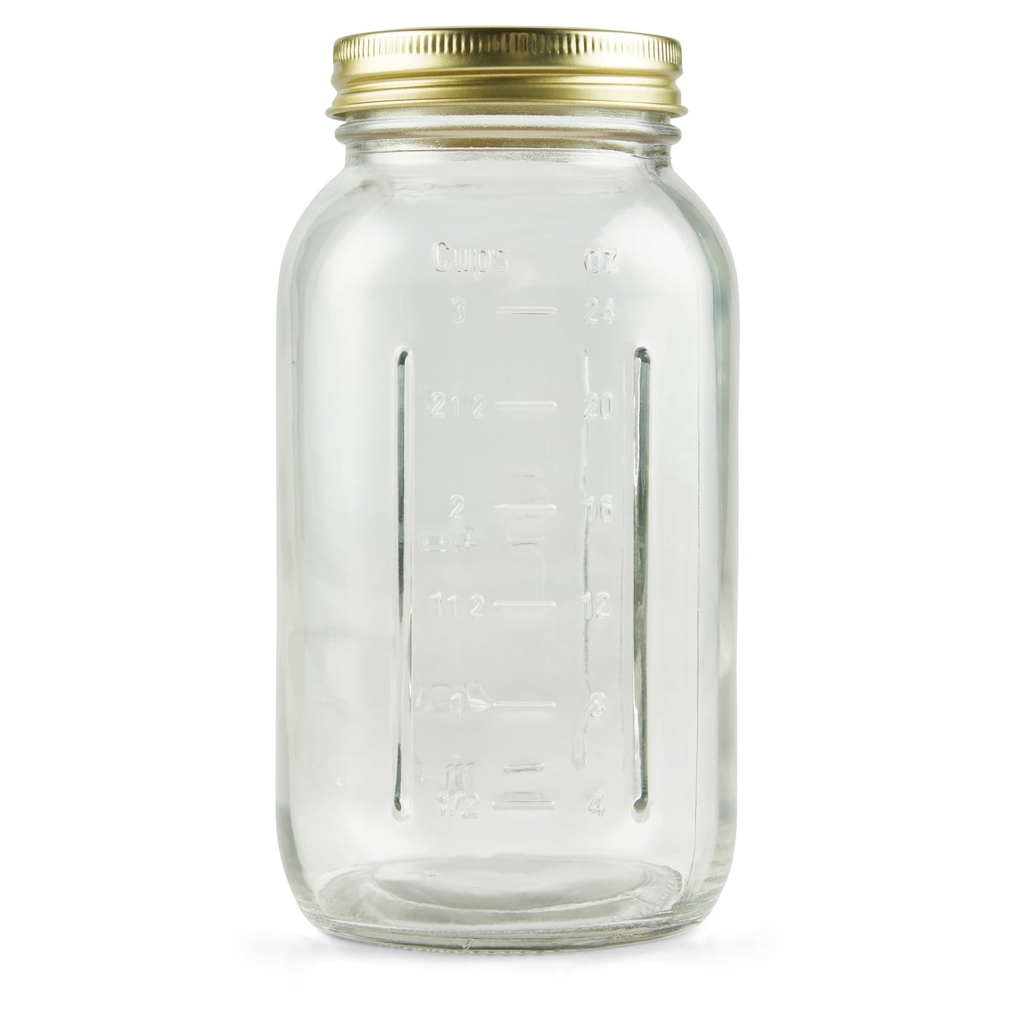 1-Quart Glass Regular Mouth Canning Jars (12 Count)