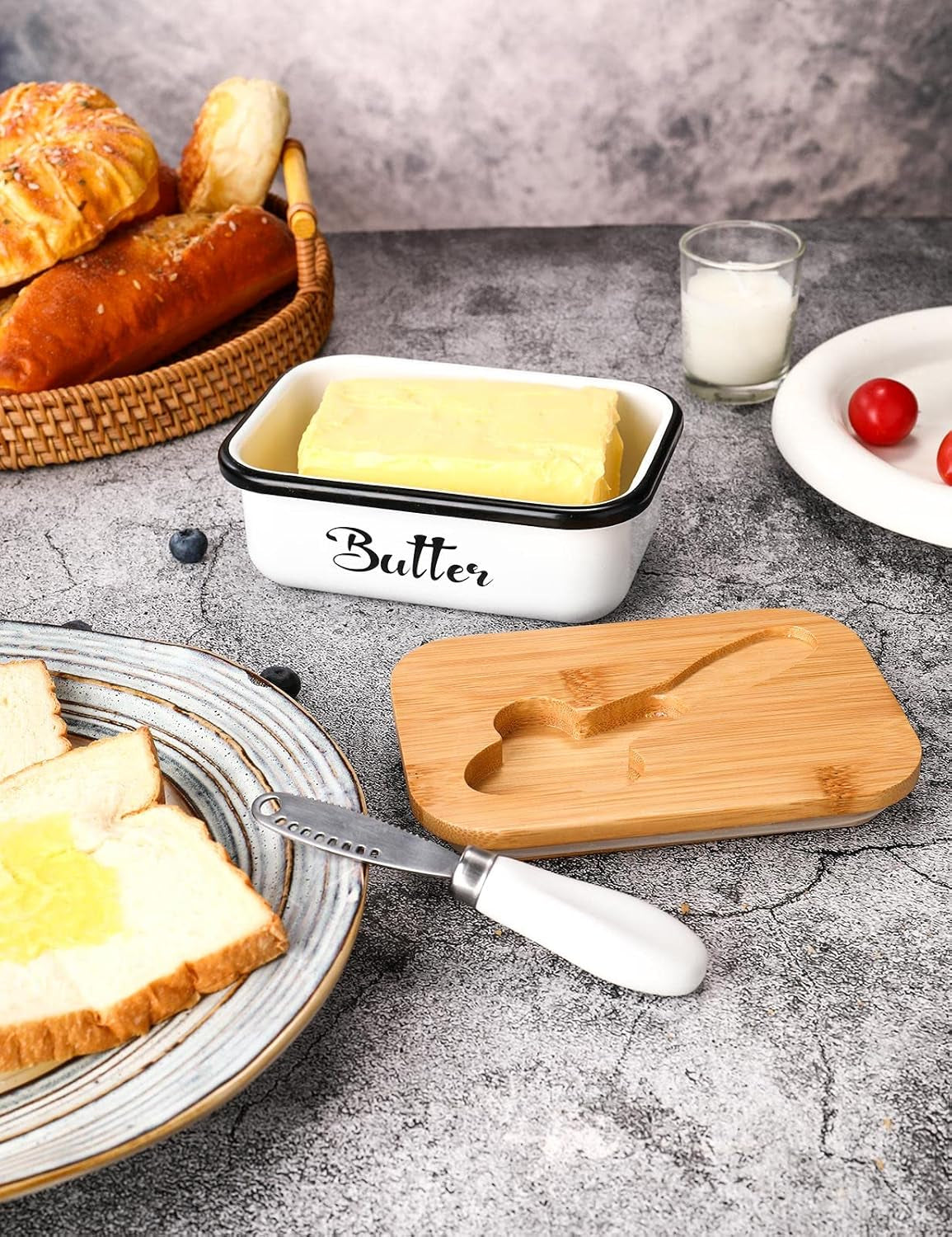 Butter Dish with Lid,Butter