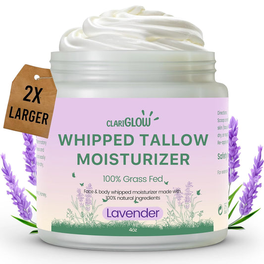 Whipped Beef Tallow Moisturizer | Beef Tallow Balm for Skin and Face | Face Cream and Body Lotion | 4 Oz 