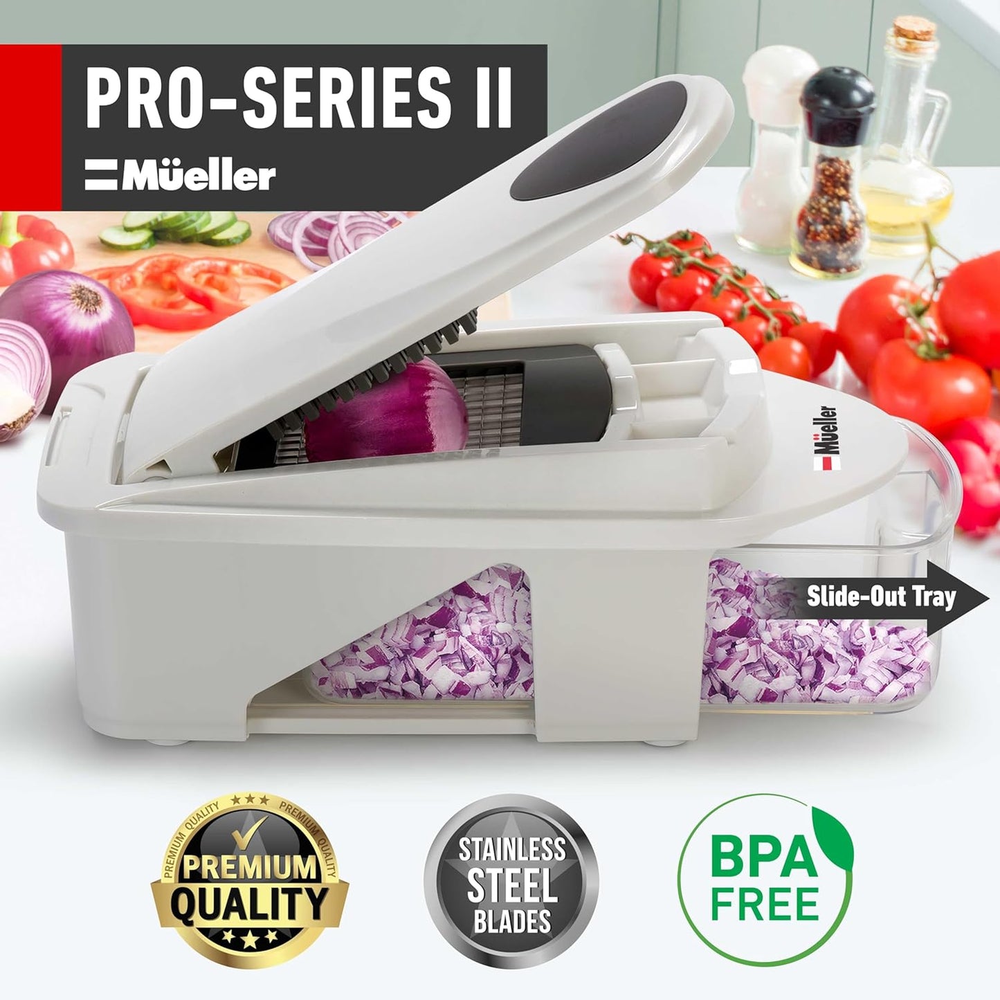 Pro-Series All-In-One, 12 Blade Mandoline Slicer