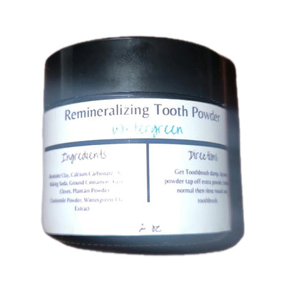 Remineralizing Tooth Powder - Chamomile and Clove for Oral Health