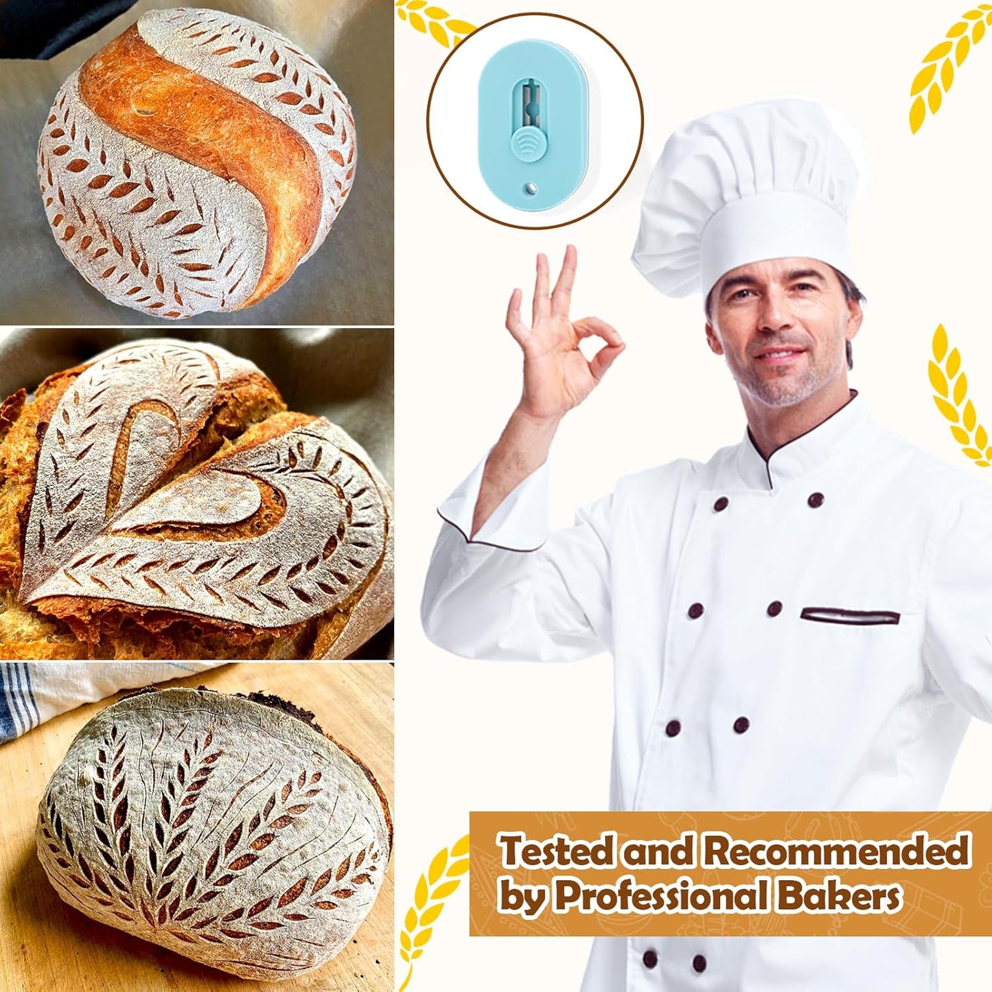 Extractable & Magnetic Bread Lame Dough Scoring Tool