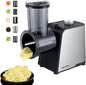 5 in 1 Electric Vegetable Slicer Electric Grater for Vegetables, Cheeses and Nutsfor Home Kitchen