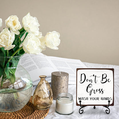 Bathroom Desk Decor Sign, Don'T Be Gross Wash Your Hands