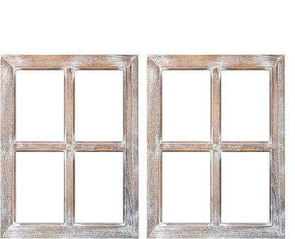 18X24 Rustic Window Frame Wall Decor